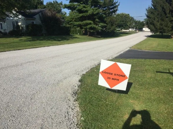 StrawHat Paving job photo – chip street
